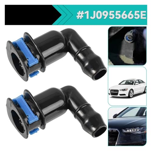 Bomba lavaparabrisas 1J0955665E con codo para Audi A6 A8 y TT 12V 6