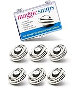 Maggie Snaps, Magnetic Snap Buttons, Reusable Magnetic Balls for Fastening Tie, Scarf, Jacket and...