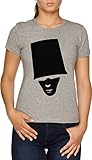 Haute qualité Vendax Buckethead T-Shirt Femme Gris