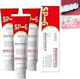 AUTUMEGE MS DRWIKEY Probiotics Bright White Toothpaste, Sp 6 Toothpaste, Sp-6 Ultra Whitening Toothpaste, Ultra Whitening Toothpaste Sp-6, Sp-6 Probiotics Whitening Toothpaste, Fresh Breath (3pcs)