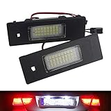 [Service & Paket] - 1Pair Autokennzeichenleuchte. Bitte vergleichen Sie vor dem Kauf mit den Originalleuchten. Kundenzufriedenheit hat für uns oberste Priorität. Bei Fragen kontaktieren Sie uns bitte.