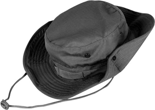 Image of Sun Hats for Men Women Bucket Hat UPF 50+ Boonie Hat Foldable UV Protection Hiking Beach Fishing Summer Safari