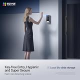 EZVIZ 4K Connected Video Intercom Doorphone, 8 Inch Touch Monitor, Palm/Face Recognition, Remote Unlock, 2 Wires, Human Detection, RFID Option, Waterproof, Dual-Band WiFi, HP7 Pro - 13