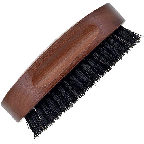 Murai By Giorgio Gm1S Military Oval Hair Brush For Beard Care - Exfoliating Natural Boar Bristle Brush From The Murai Beard Kit For Men - The Refined Boar Bristle Brush For Mens Grooming #TOP2