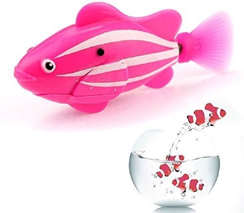 Sannysis2008 Pink Robo Fish Electronic Clownfish