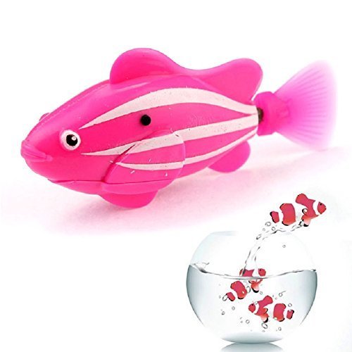 Sannysis2008 Pink Robo Fish Electronic Clownfish