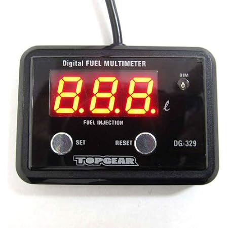 Amazon プロテック マルチゲージ 12v 自動車 Fi車 用精密燃料計 Dg 329 112 デジタルフューエルマルチメーター フューエルメーター ガソリンタンク 99 9リットル以下用 マルチゲージ 車 バイク