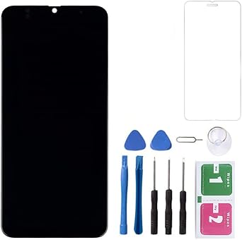BAIGE Compatible for Samsung Galaxy A50 A505 SM A505F A505FN A30 2019 6 4inch LCD Screen Replacement Screen Touch LCD Display Digitizer Assembly Repair Tape Tool Kit with Tempered Glass A30A50 LCD