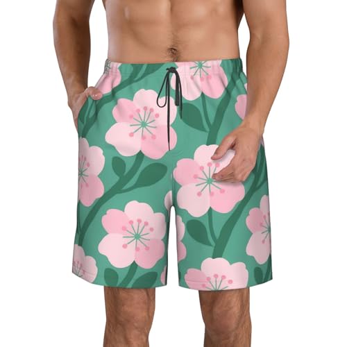 Cute Men's Swim Trunks Men's Board Shorts Quick Dry Swimwear S-3XL