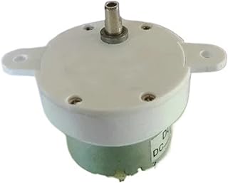 GRASAKY Geared Speed JS-40 DC Gear Motor 3v6v12v24v high Torque Plastic Gear Slow Speed Micro Motor Motor Torque Electric (Size : 6V)