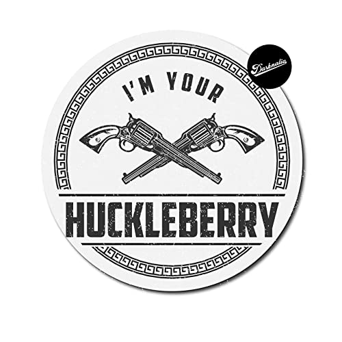 Darknalia | I'm Your Huckleberry Tombstone Arizona Car Sticker | Vinyl Sticker | Luggage Label | Doc Holiday Edition (3 Inch) #TOP3