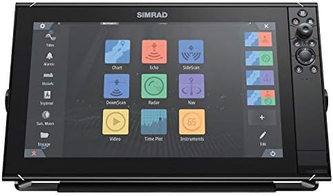 Simrad NSS16 Evo3S - 16-inch Multifunction Fish Finder Chartplotter with Preloaded C-MAP US Enhanced Charts
