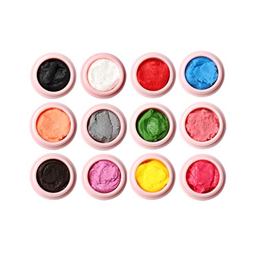 24 Colors for Choose Sculpture Nail Gel 3D Carved Plasticine UV Gel Varnish Creative DIY Nail Art Painting 3D Gel (442)