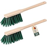 Handfeger Langer Stiel, 2er Set, Made in Germany, Robuster Handbesen mit langem...