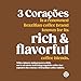3 Coracoes ExtraForte Brazilian Ground Coffee - 17.6 ounce - Vacuum Sealed Pack of 2 - Fine Ground Coffee Dark Roast - Naturally Processed for Unique Flavor, Aroma, and Full Body Texture