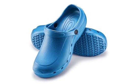 ESTRO Zoccoli Donna Sabot Uomo - Zoccoli Sanitari Donna Unisex Ciabatte Uomo Gomma Ciabatte Plastica F92 (38, Blu Chiaro)