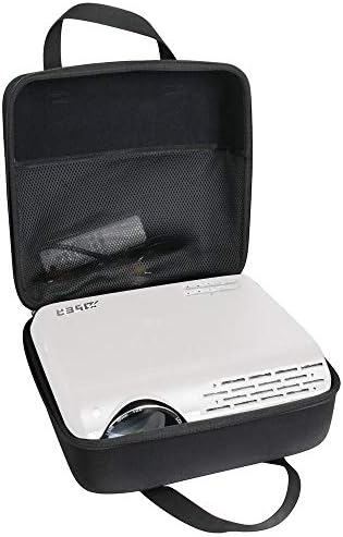 Hermitshell Hard Travel Case for YABER Y30 / WiMiUS 6500 / Crenova 6800Native 1080P Projector 7000 Lux Upgrade Full HD Video Projector