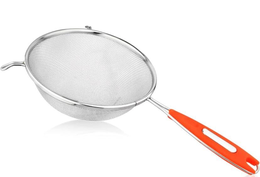 Rudra Industries Stainless Steel (35CM) Big Liquid Filter Diameter,Juice and Soup Strainer,multiuse Strainer Big Size,(7no) Size 30L×20W×7H CM (1PCS) 18 CM (1PCS) (B0DCSGDFTD) Amazon Price History, Amazon Price Tracker