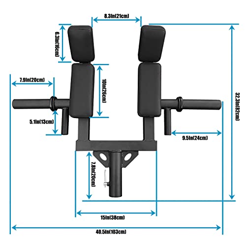 Image of Viking Press Landmine Handle for 2-Inch Barbell, Hack Squat T-Bar Row Attachment Strength Training Accessories, Shoulder Press Landmine Attachment Equipment