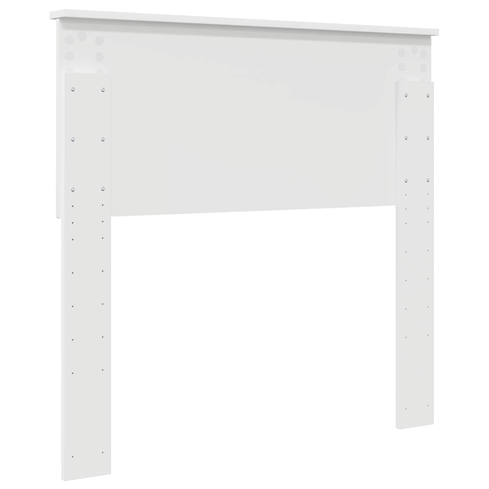 Tête de lit Blanc 90 cm Bois d'ingénierie,Têtes et Pieds de lit,8.21kg-888462