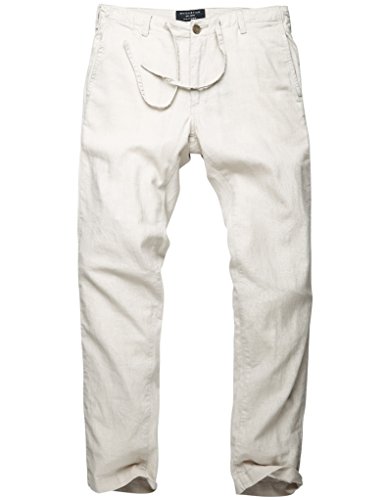 Match Men's Slim Tapered Linen Casual Trouser (42, 8059 Off White) #TOP2