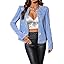 Suede Light Blue Sequins