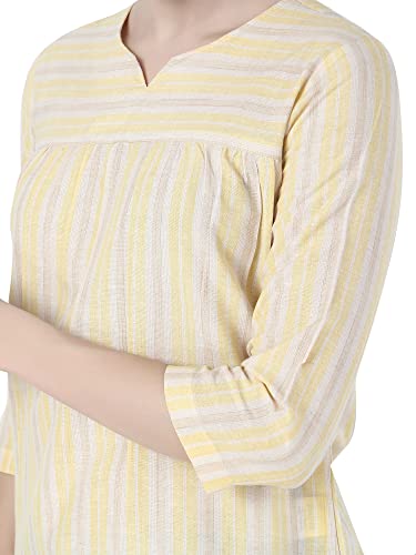 Image of ZUVINO Summer Cotton Tops for Women | Stylish Casual Tops for Jeans | Formal Tops for Women | Long Tops for Women | Trendy Tops for Plus Size Women | Basic Tops for Everyday Wear.