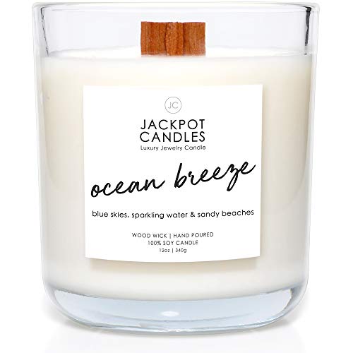 Ocean Breeze Candle With Ring Inside (Surprise Jewelry Valued At $15 To $5,000) Ring Size 8 #TOP1