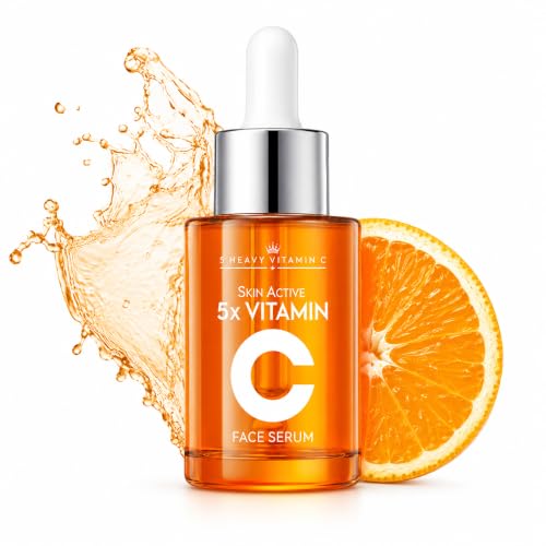 Vitamin C Serum for Face, Dark Spots, Wrinkles, Uneven Tone & Pores | Brightening Anti-Aging & Hydrating Formula with Hyaluronic