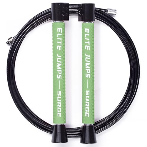 Elite Jumps 4.0�X�s�[�h�꒵�� �_�u���A���_�[ �t�B�b�g�l�X�g���[�j���O�p | ���y�ʃA���~�j�E���n���h�� �f���A���x�A�����O ���߉\��10�t�B�[�g�̃X�e�����X�X�`�[���P�[�u�� | �v���p�t�H�[�}���X �X�L�b�v���[�v �A�X���[�g&���S�Ҍ���