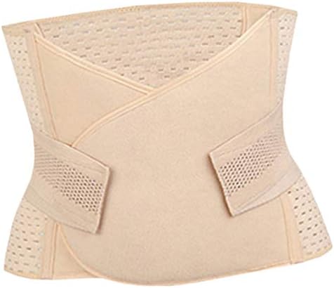 HEALLILY Postpartum Belly Wrap Women C Section Girdle Belt Post Partum Support After Birth Recovery Band Waist Pelvis Shapewear Khaki
