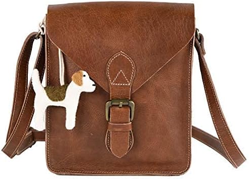 Genuine Leather Crossbody Crossover Bag - Best Vintage Leather Crossbody Purse