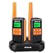 Produktbild Retevis RT649 Walkie Talkie Lizenzfrei PMR446 Funkgerät Set 16 Kanäle VOX LED Taschenlampe IP65 Wasserdichtes Scan Zwei Lademethoden (Orange, 2 STK.)