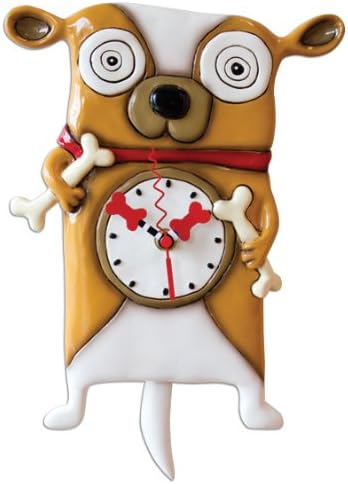 Allen Designs Roofus Dog Pendulum Clock