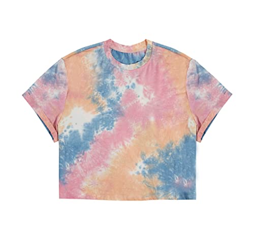 Karlywindow Mens Cropped Tank Top Short Sleeve Print Cotton Crop T Shirt Hot Shirts Multicoloured #TOP1