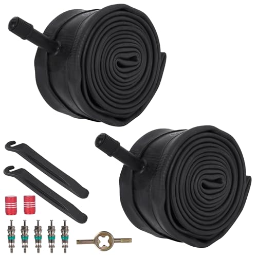 24 x 1,75/2,125 Fahrradschlauch AV32 mm Schrader-Ventil, kompatibel mit 24...