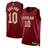 Outerstuff Darius Garland Cleveland Cavaliers NBA Burgundy #10 Kids Youth 8-20 Icon Edition Swingman Player Jersey - Medium 10-12