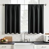 DIMENSIONI E CONFEZIONE: una confezione contiene due tende, ciascuna delle quali misura 90 cm x 60 cm (L x A), con l'altezza misurata dalla parte superiore della tenda. Sono disponibili 3 modi per appenderle e sono molto facili da montare.