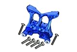 GPM For Losi 1/10 Baja Rey 4WD Desert Truck (LOS03008) Upgrade Parts Aluminum Front Shock Mount - 1Pc Set Blue
