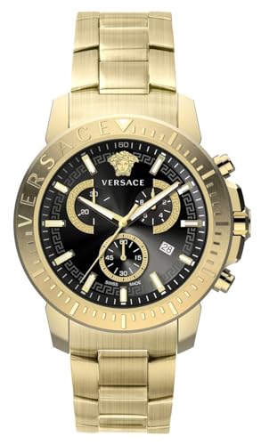 Chrono Versace VE2E00921 montre homme de luxe 45 mm pour un style chic au quotidien