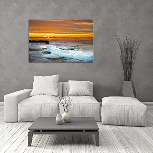 Tableau toile Nature DCL325-2 phosphorescent grand format 80x120 cm