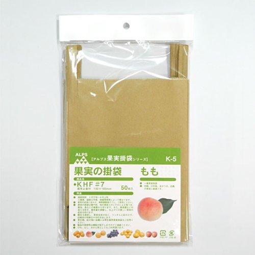 一色本店 果実袋もも KHF#7 遮光度63.7% K-5 50枚入り