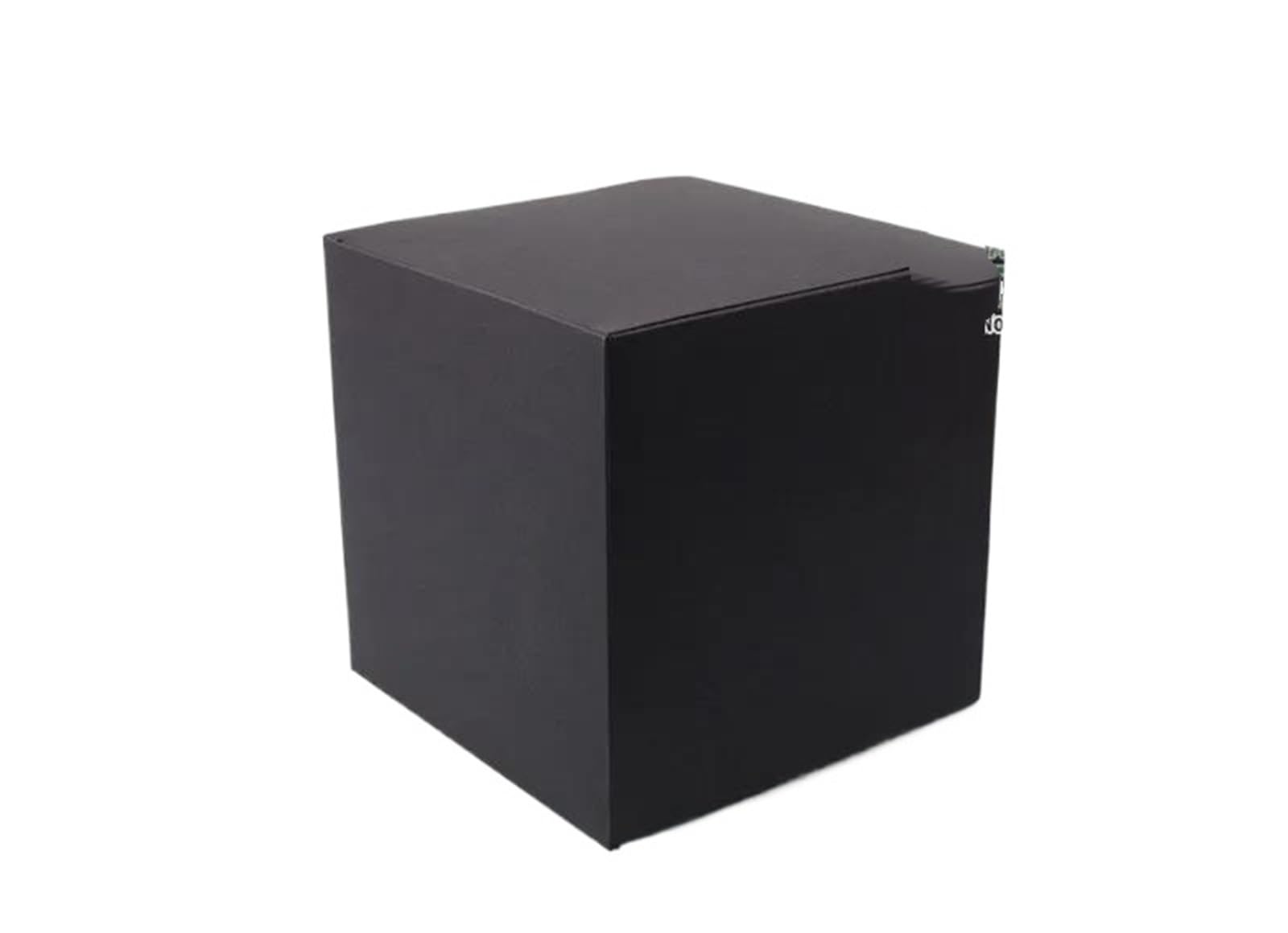 Porta Gioie Organizer Gioielli Contenitore Regalo Favore Della Festa Nuziale Scatola Cartone Nera 100 Pz/Lotto Scatola Imballaggio Carta Kraft Quadrata Scatola Porta Orecchini Organizer