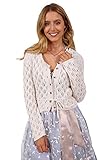 Krüger Damen Trachten Strickjacke Florentine 38701 - Natur Gr. S