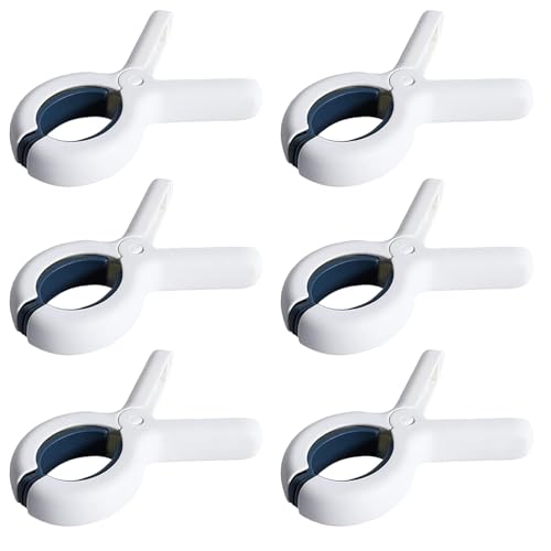 Image of Beach Towel Clips Beach Chair Clips Heavy Duty Beach Towel Clips Towel Clips for Cruise Towels Plastic Clothespins for Beach Chairs to Keep Your Towel from Blowing Away (6, Blue)
