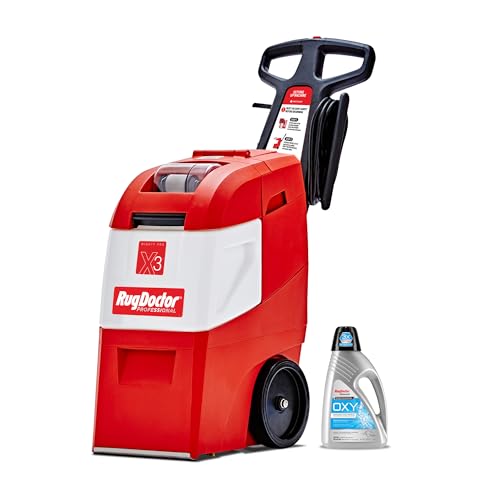 Rug Doctor X3 Commercial Carpet Cleaner - Pro Oxy Pack, Includes 48 oz. Oxy Cleaner