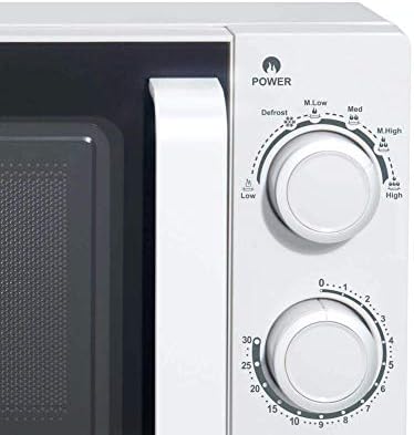 Haden Microwave With Stainless-Steel Interior  Defrost, Reheat & Cooking Functions, 700W, 20 Litre, White
