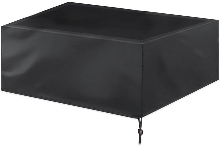 Black Foosball Table Cover 163x115x50cm Waterproof Outdoor Furniture Protection With Adjustable Straps For Dust Rain And Scratches Lasting Fabric(210D)