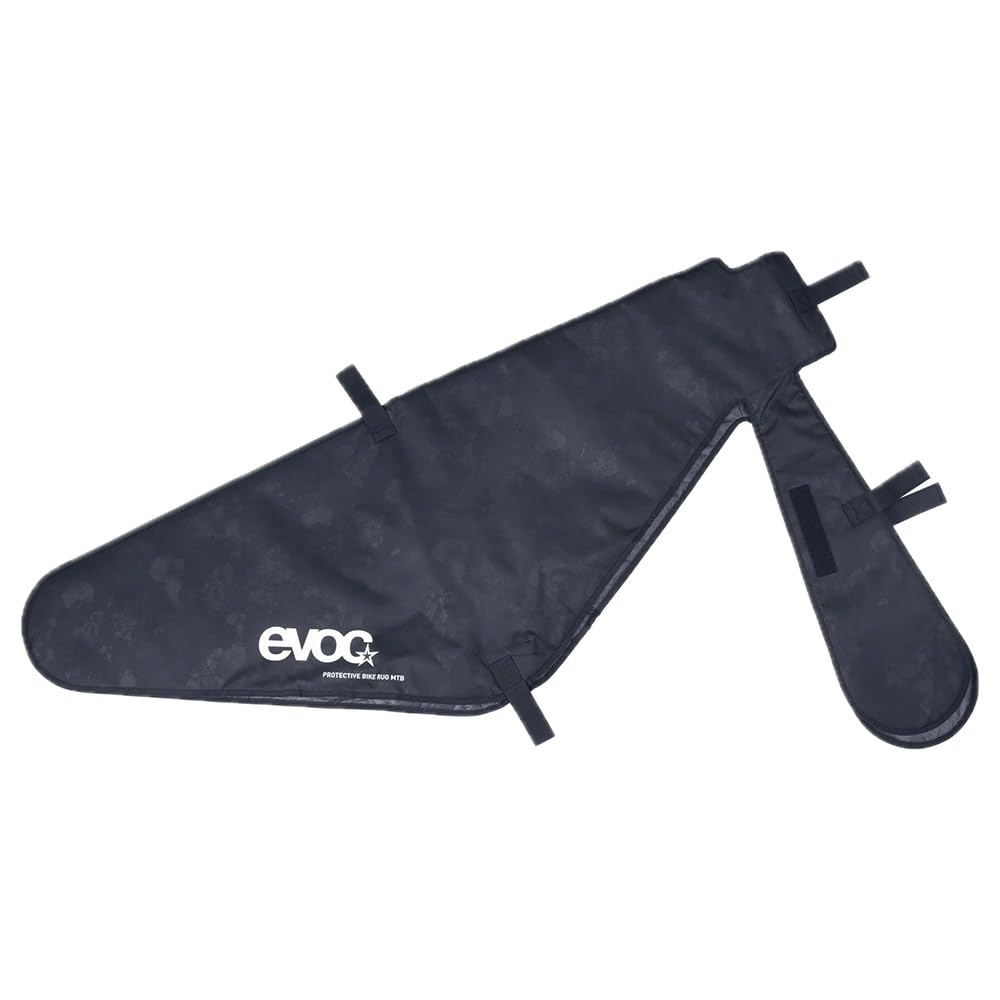 EVOC PROTECTIVE BIKE RUG MTB Pokrowiec na rower, plandeka na rowery górskie (wyściełana torba transportowa na rower, amortyzujące akcesoria rowerowe chroniące przed zabrudzeniami), czarny