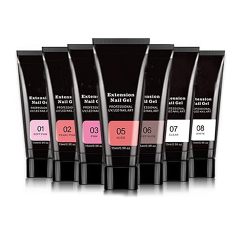 Gel de extensión de uñas juego completo para diseñar manicuras en casa